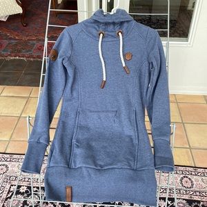 Naketano Tunic Style Hoodie, size Small